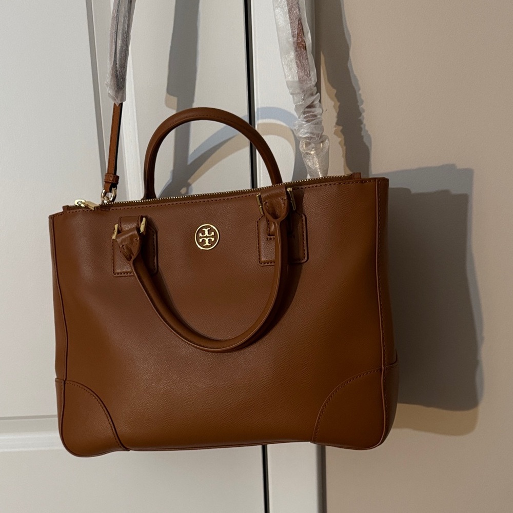 Tory Burch Tan Leather Satchel